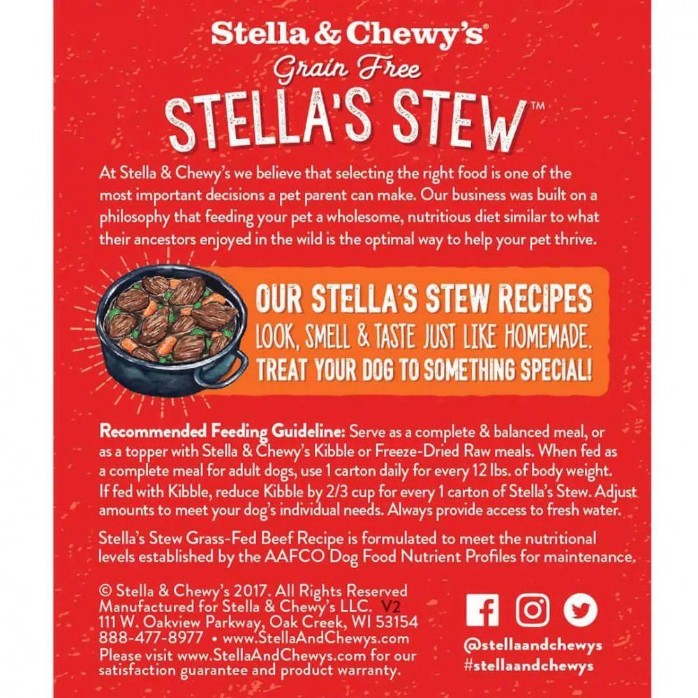 Stella & Chewy's Stella's Stew Grass Fed Beef Recipe Food Topper for Dogs - Image 2