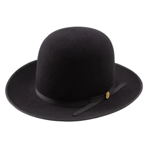 Stetson 160th Anniversary 6X Black Open Road 2 3/4in Brim