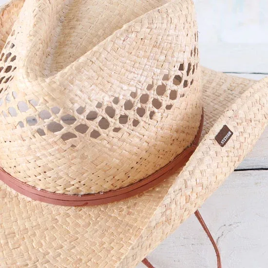 Stetson Hats Bridger 3 1/2in Brim Straw Hat - Image 2
