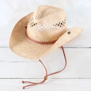 Stetson Hats Bridger 3 1/2in Brim Straw Hat