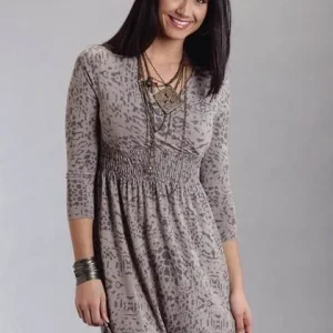 Stetson Ladies Animal Jersey Dress S