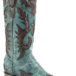 Stetson Ladies Cora Boots 9 Blue/Brown