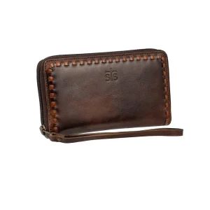 STS Ranchwear Bandera Chocolate Berkley Bifold Wristlet