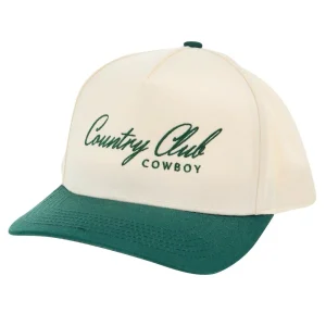 Summer Tees Country Club Cowboy Green/Natural Cap