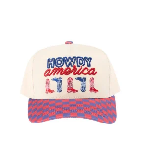 Summer Tees Howdy America Cap