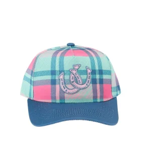 Summer Tees Plaid Horseshoe Cap