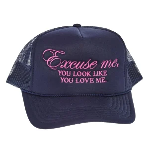 Summer Tees Women's Excuse Me Navy Cap