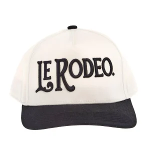 Summer Tees Women's Le Rodeo Black & Natural Cap