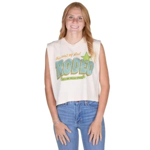 Summer Tees Women's Neon Ain't My First Rodeo Tank