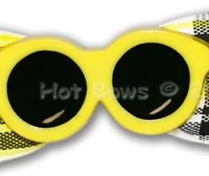Sun and Surf Hair Bow- Yellow
