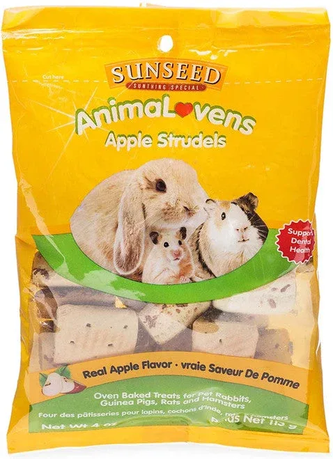 Sun Seed AnimaLovens Small Animal Treats Apple Strudels 4 oz - Image 2