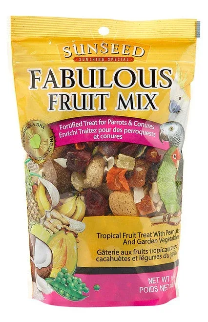 Sun Seed Fabulous Fruit Mix Parrot Treat 12 oz - Image 2