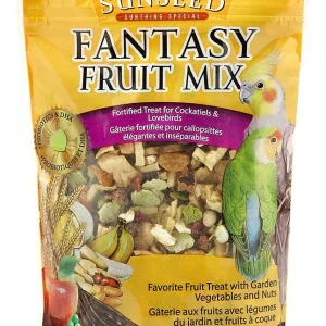 Sun Seed Fantasy Fruit Mix Cockatiel and Lovebird Treat 11 oz