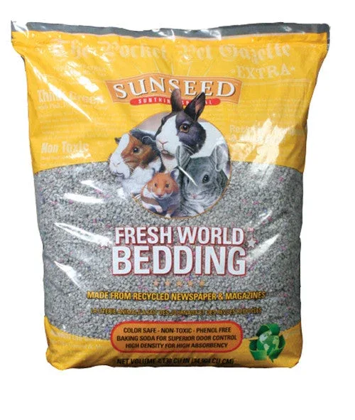 Sun Seed Fresh World Bedding for Small Animals Grey 2130 cu in - Image 2