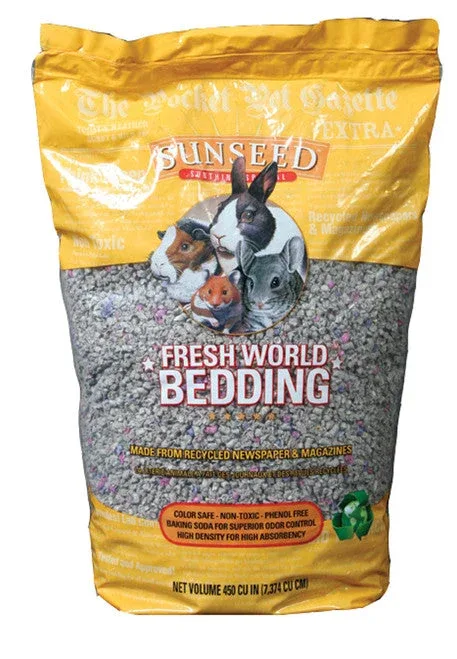 Sun Seed Fresh World Bedding for Small Animals Grey 450 cu in - Image 2