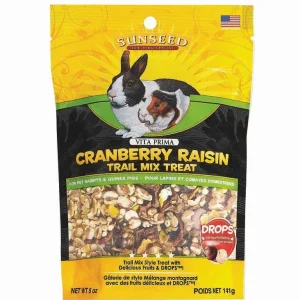 Sun Seed Vita Prima Trail Mix Treat for Rabbits & Guinea Pigs Cranberry Raisin 5 oz