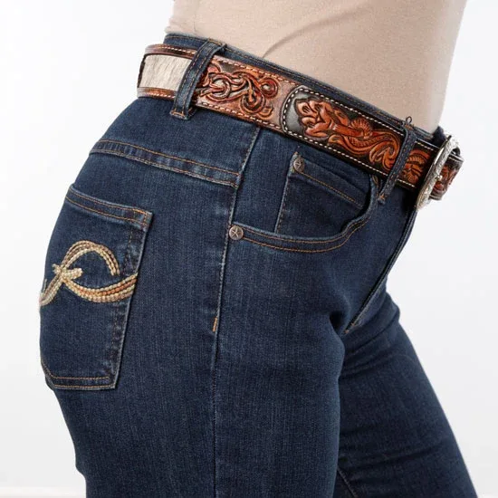 Superior Rod's Exclusive Classic Dark Wash Riding Jeans - Image 2