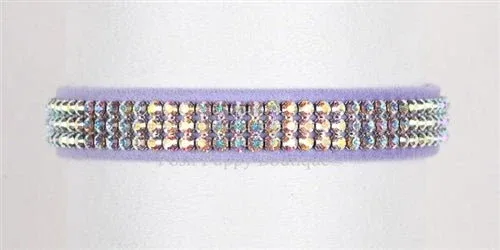 Susan Lanci AB Crystals Color Giltmore Ultrasuede Collars - Many Colors - Image 2