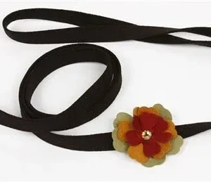Susan Lanci Autumn Flowers Collection Leash