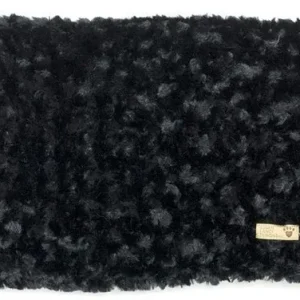 Susan Lanci Black Curly Sue Blanket