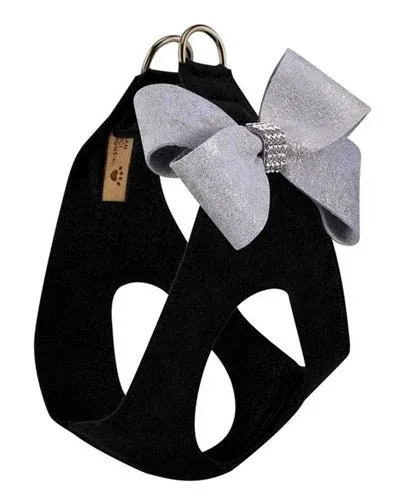 Susan Lanci Black with Platinum Glitzerati Nouveau Bow Step in Harness - Image 2