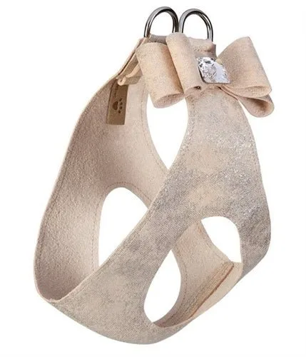 Susan Lanci Champagne Glitzerati Big Bow Step in Harness - Image 2