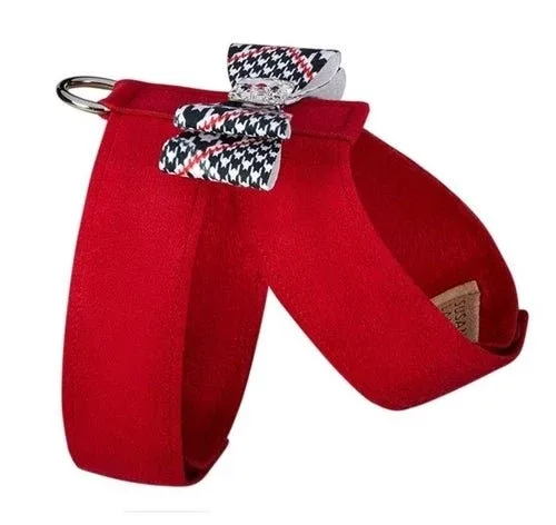 Susan Lanci Classic Glen Houndstooth Big Bow Tinkie Harness - Image 2