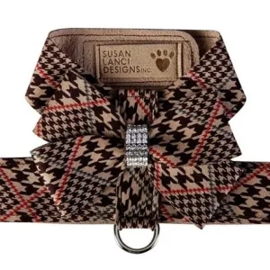 Susan Lanci Classic Glen Houndstooth Nouveau Bow Tinkie Harness