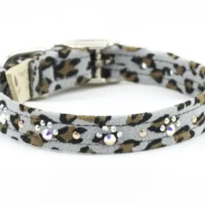 Susan Lanci Crystal Paws Collar Jungle Print Collection
