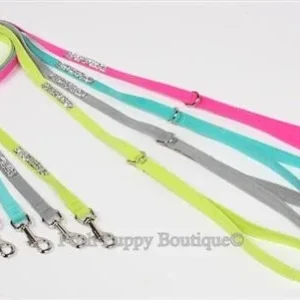 Susan Lanci Crystal Rock Collection Dog Leash in Many Colors