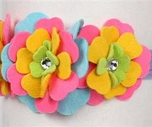 Susan Lanci Fantasy Flower Collection Collar- French Lavender