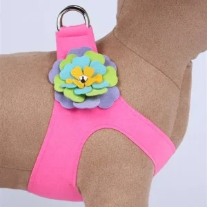 Susan Lanci Fantasy Flower Collection Step-In Harness - Perfect Pink