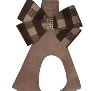 Susan Lanci Fawn Gingham Nouveau Bow Step In Harness