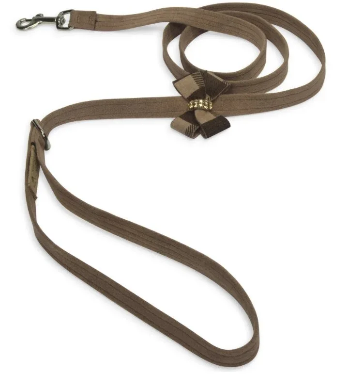 Susan Lanci Fawn Gingham Nouveau Bow Step In Harness - Image 2
