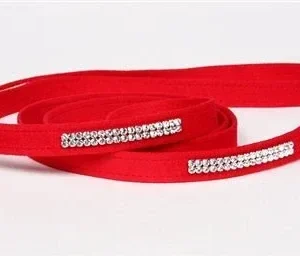 Susan Lanci Giltmore 2 Row Collection 4' Leash in Many Colors