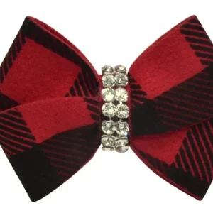 Susan Lanci Gingham Nouveau Bow in 2 Colors