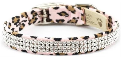 Susan Lanci Jungle Print Collection 3 Row Giltmore Collar - Image 2