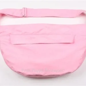 Susan Lanci Luxe Suede Cuddle Carrier in Pink