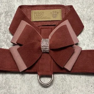Susan Lanci Mulberry Harness with Rosewood Nouveau Bow