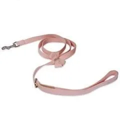 Susan Lanci Nouveau Bow Puppy Pink Glitzerati Leash