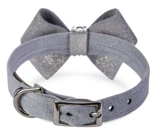 Susan Lanci Platinum Glitzerati Nouveau Bow Collar - Image 2