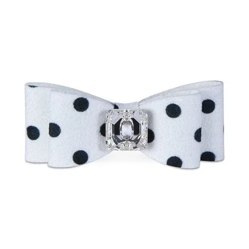 Susan Lanci Polka dot Big Bow Hair Bow