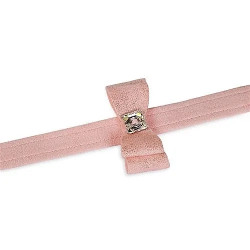 Susan Lanci Puppy Pink Glitzerati Big Bow Collar - Image 2