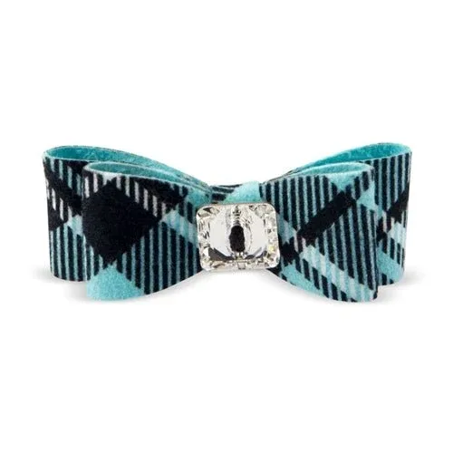 Susan Lanci Scotty Big Bow Hair Bow - Tiff Plaid