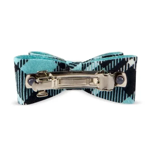 Susan Lanci Scotty Giltmore Hair Bow - Tiffi Plaid - Image 2