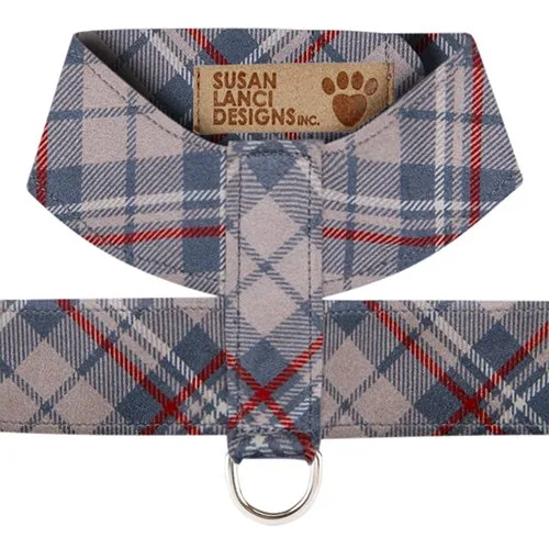 Susan Lanci Scotty Plain Tinkie Harness in Doe Plaid