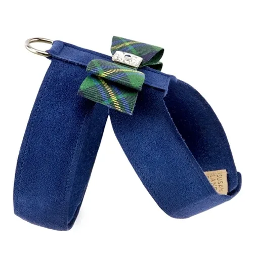 Susan Lanci Scotty Tinkie Harness Big Bow Forrest Plaid - Image 2