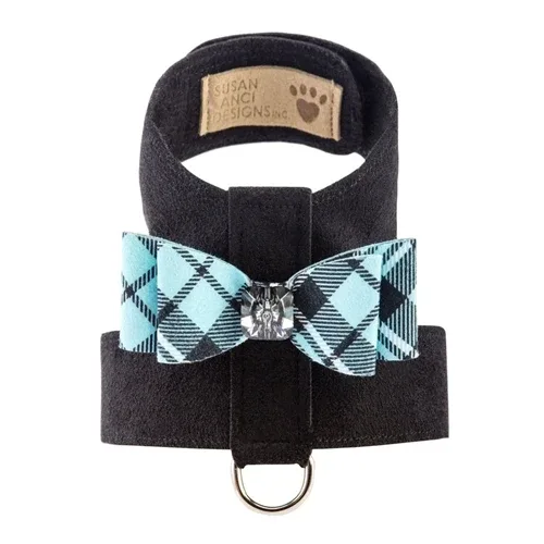 Susan Lanci Scotty Tinkie Harness Tiffi Plaid - Big Bow