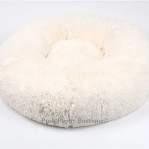Susan Lanci Shag Bed - Cream