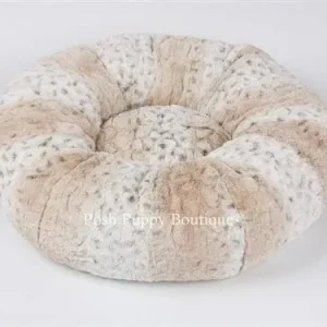 Susan Lanci Soft Snow Leopard Bed